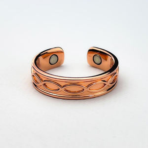 2026 Canadá moda venta al por mayor joyería famosa cristiana sin recubrimiento sólido puro ancho anillo de cobre para mujeres anillo grueso para mujeres - Product Image 3