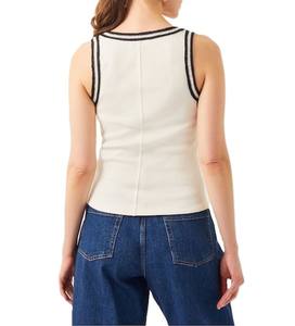 Ropa deportiva informal de punto para mujer, camiseta sin mangas de secado rápido para salir a la puerta, ropa deportiva cómoda, camiseta sin mangas para mujer - Product Image 4