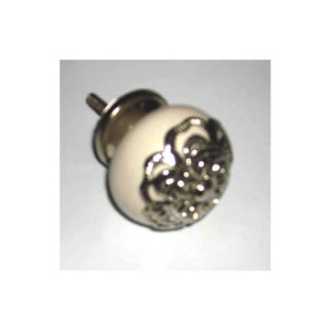 Stylish Ceramic <b>Pull</b> Knobs Quality <b>Gold</b> Dresser Wardrobe Handles Designer <b>Drawer</b> <b>Pulls</b> for Kitchen Use Competitive Export 2025 - Product Image 1