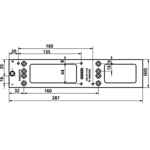 Placa de Montaje para Cierrapuertas GEZE TS 4000 / 5000 Plateados - Product Image 3