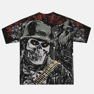 เสื้อยืดผ้าฝ้าย100% สำหรับผู้ชายเสื้อยืดโอเวอร์ไซส์220กรัมพิมพ์ลายขนาดใหญ่พิเศษ - Product Image 2