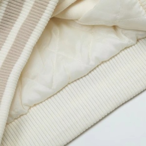 Chaqueta con letras de lana para hombre de estilo callejero, logotipo personalizado, abrigo universitario corto OEM ODM de talla grande para chaqueta universitaria escolar de invierno - Product Image 3