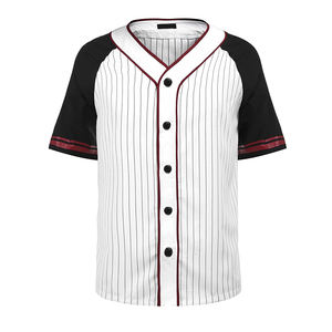 Nueva Camiseta de Béisbol Hip Hop 2026, Personalizada con Transferencia Térmica, Cosida, Transpirable, de Manga Corta, en Venta - Product Image 1