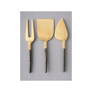 Ensemble de couteaux à fromage et outils dernier modèle en acier inoxydable avec manche en marbre et résine pour la maison ou l'hôtel, la cuisine - Product Image 3