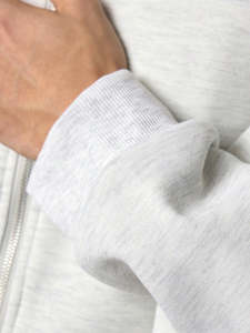 เสื้อฮู้ดผ้าฝ้ายหนาแบบมีซิปสำหรับผู้ชาย, เสื้อครอปโอเวอร์ไซส์โอเวอร์ไซส์ออกแบบโลโก้ได้ตามต้องการ - Product Image 6