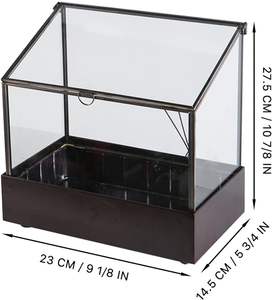 Casa verde de Metal de hierro y latón de calidad elegante para decoración de plantas de jardín Material sostenible Madera tratada a presión Precios efectivos - Product Image 5