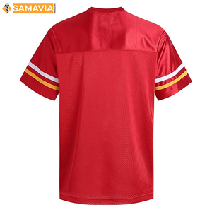 Maillot de football SAMAVIA en maille pour hommes Design personnalisé OEM RTS Sports d'équipe Uniforme de football américain - Product Image 2