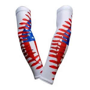 2024 Wholesale High Quality Sublimation OEM Cycling Custom Compression Sports Wear UV Protection Arm Sleeves For Men Women