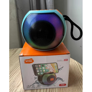 Enceinte sans fil portable P60 avec LED RGB, sortie 8W, alimentée par batterie, pour téléphone portable, ordinateur, utilisation en extérieur - Product Image 3