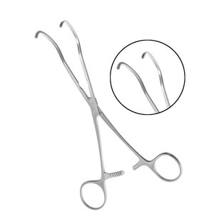 Pinces chirurgicales manuelles en acier inoxydable de qualité supérieure avec poignée ergonomique et prise en main sécurisée, faible MOQ - Product Image 1