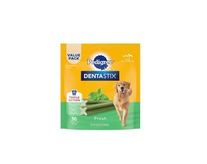 PEDIGREE Dentastix Dental Dog Treats 1,87 Lb Value Pack (36 golosinas) para perros grandes Sabor fresco Huesos dentales - Product Image 1