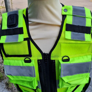 Professional Hi Vis Safety Vest for Men High Visibility Construction Work Vest with Pockets - Product Image 3