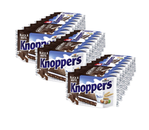 Nouvelles barres de chocolat aux noisettes Knoppers, 24 x 25 g, cacahuètes salées dures, barres frites, processus transformé, livraison CIF - Product Image 6