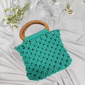 Fourre-tout écologique de sac à main au crochet fait à la main et fournisseurs de sacs à bandoulière en gros de l'Inde - Product Image 5