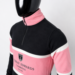 Pull en molleton à col montant et fermeture éclair quart de tour pour homme Murray Edwards, à blocs de couleur, manches longues, coupe classique, vêtement de sport décontracté et respirant - Product Image 3