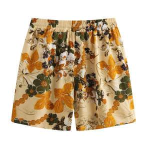 Shorts de bain pour hommes, impression numérique intégrale, couleur unie, séchage rapide, vêtements de plage, service OEM, collection été - Product Image 2