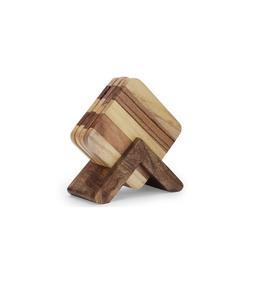 Posavasos de Madera Hecho de Madera Dura de Primera Calidad que Ofrece Resistencia al Calor y una Experiencia Culinaria Elegante - Product Image 1