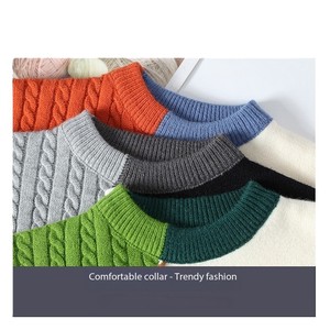 Suéter de Punto Jacquard Estilo Japonés, Precio de Fábrica en Bangladesh y China, Suéter Informal de Cuello Redondo para Hombre, para Otoño e Invierno - Product Image 4