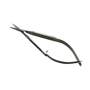 Sharp en acier inoxydable professionnel tête droite incurvée ongles russes cuticule Micro ciseaux manucure - Product Image 1