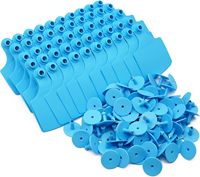 Marqueurs vétérinaires pour bovins, étiquettes d'oreille en TPU, plastique non toxique, réutilisables, écologiques, étiquettes d'oreille pour bétail, vache, veau, identification animale vierge