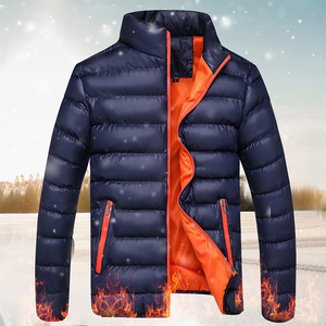 Men's High Quality Winter Bomber <b>Jacket</b> New Design Reversible Waterproof <b>Packable</b> Lightweight Stand Collar Satin Hood High - Product Image 2
