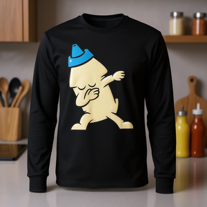 Simpatica maglietta a maniche lunghe con design promozionale Mayo Dabbing - Product Image 3