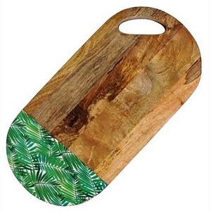 Tabla de cortar de madera Rectangular esmaltada de primera calidad, tabla de servir pizza y queso de charcutería multiusos para India - Product Image 3