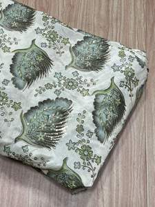 Chinon Flower Position print Design High Quality Woven fabric - Product Image 1