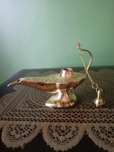 โคมไฟอลาดินที่มีมนต์ขลังรูปปั้นตกแต่งโต๊ะสำหรับบ้านสำนักงานของขวัญการจัดแสดงการออกแบบโบราณตกแต่งแฟนตาซี - Product Image 2