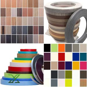 Bande de chant PVC autocollante écologique de haute qualité Qing Yang, forme en U, couleur bois, largeur et épaisseur personnalisables - Product Image 5