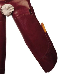 Vente en gros de tabliers de maréchal-ferrant professionnels réutilisables Tablier de protection en cuir de forgeron durable et robuste - Product Image 4