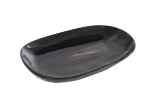 อุปกรณ์รับประทานอาหารแตร100% ธรรมชาติจานแบบใช้แล้วทิ้งเป็นมิตรกับสิ่งแวดล้อมร้านอาหารและบ้านในชนบทที่ทันสมัย - Product Image 2