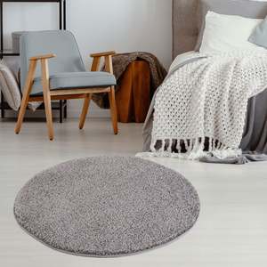 Juego de Alfombras Sólidas Grises Myshaggy de 60X110 cm - Product Image 4