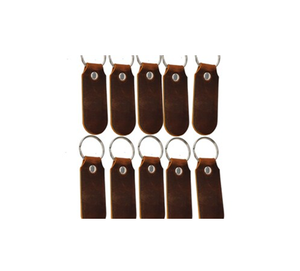 Hardware cuero llavero logotipo personalizado Metal y cuero llavero al mejor precio - Product Image 5