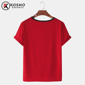 เสื้อยืดผู้ชายผ้าคอตตอน100% ขนาดใหญ่ออกแบบได้ตามต้องการแห้งเร็วระบายอากาศได้ดีคอกลมแขนสั้นคุณภาพสูงติดหน้าจอ - Product Image 2