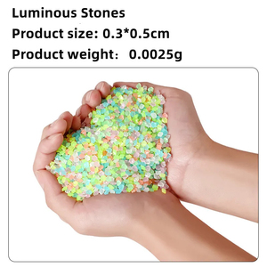 Accessoires de réservoir de poissons lumineux galet 2cm étoile réservoir de poissons pierre décoration d'aquarium - Product Image 2