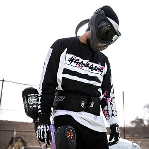 2024 personalizado Paintball acolchado camisas Jerseys-OEM venta al por mayor caliente personalizado sublimación Paintball Jerseys - Product Image 3
