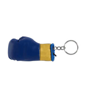 Mini porte-clés de boxe personnalisé en gros, directement de l'usine, en cuir, métal, PU, plastique avec acier inoxydable, durable et résistant - Product Image 1