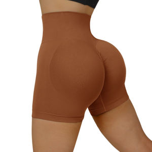 Short en coton respirant Offre Spéciale pour femmes avec logo personnalisé coupe ample et décoration d'arc pour la course à pied Yoga Fitness - Product Image 4
