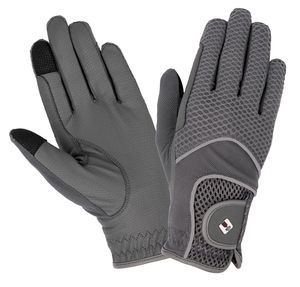 Gants d'équitation parfaits en cuir pour l'hiver et le micro tissu Gants de sport de sécurité de course équestre personnalisés de haute qualité OEM - Product Image 4