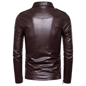 Veste en cuir de cowboy de qualité supérieure pour hommes Véritable cuir de vache Toile imperméable Respirant Hiver Durable Confortable Doux - Product Image 6