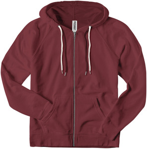 Independent Trading Unisex Loopback Terry Full-Zip Sudadera con capucha S1000Z Logotipo personalizado Chaqueta con cremallera Sudaderas con capucha Sudaderas - Product Image 3