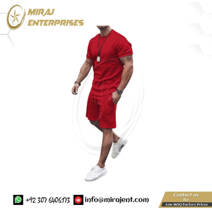 Costume impression 3D T-Shirt à manches courtes vêtements de sport d'été en gros bas quantité minimale de commande pas cher mode vêtements de sport de couleur unie - Product Image 5