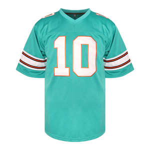 Maillot de football américain personnalisé à manches courtes, respirant, séchage rapide, 100% polyester, unisexe, toutes saisons, logo personnalisé numérique - Product Image 1