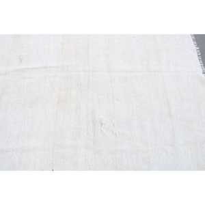 พรมวินเทจขนาด 6.2x5 ฟุต พรมขนสัตว์ตุรกีขอบสีขาว - Product Image 4