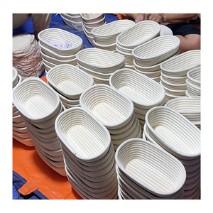 ชุดตะกร้าหวายพร้อมซับในสำหรับขนมปังอบขนมปังชุดสานสานทำจากหวายธรรมชาติ - Product Image 3