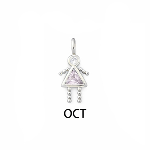 Colgante de Cuarzo Rosa para Mujer, Piedra de Nacimiento de Enero/Febrero, Gema Rosa, Chapado en Plata, Joyería Delicada Hecha a Mano - Product Image 6