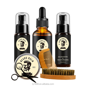 Bộ Lược Chải Dưỡng Râu Nhãn Hiệu Riêng Dầu Gội Dưỡng Ẩm Dầu Xả Tạo Kiểu Cho Nam Bộ Chải Chuốt Cho Tóc Mặt - Product Image 3