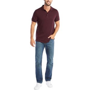 Polo personalizado de algodón para hombre, camisa de manga corta de alta calidad, informal, con diseño Piqué, marca pakistaní, para verano, 100 - Product Image 2