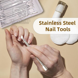Pousse-cuticules de niveau professionnel, design classique, pousse-cuticules pour la préparation des ongles, glisse douce - Product Image 6